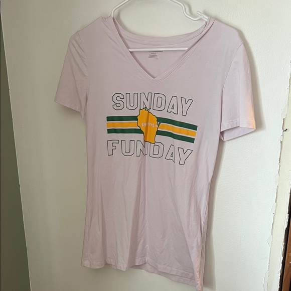 Pink 'Sunday Funday' Graphic Tee - Picture 1 of 1